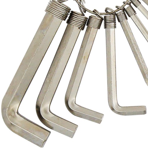 Jogo de chave allen 1,5 a 10 mm 10 pe�as