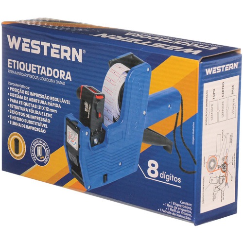 Etiquetadora de pre�o com 8 d�gitos - P-45