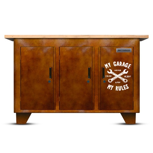 Bancada fechada com 3 portas My Garage RLL-203