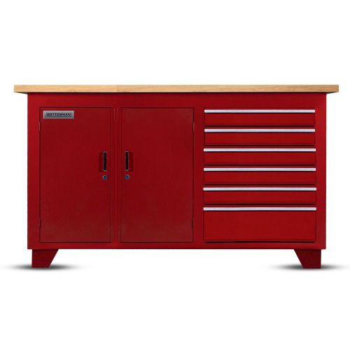 Bancada fechada com 6 gavetas e 2 portas RLL-204