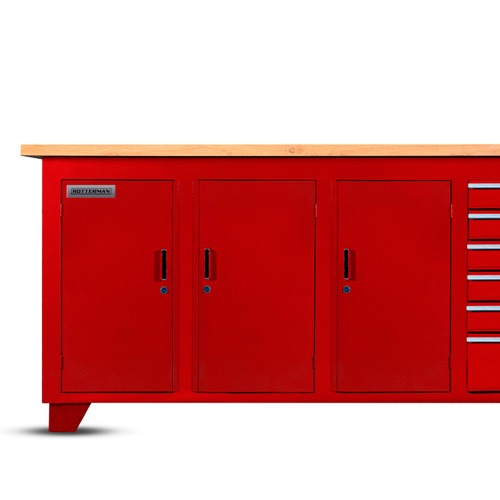 Bancada fechada com 6 gavetas e 3 portas - RLL-214