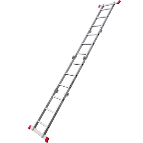 Escada multifuncional de alum�nio 3 x 4 com 12 degraus 8 em 1 - 428132