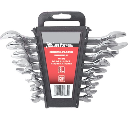 Jogos de chave fixa 6 a 22 mm com 8 peças Jogos de chave fixa 6 a 22 mm com 8 peças