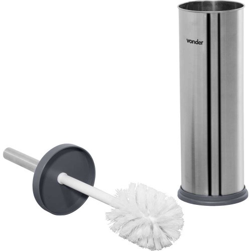 Lixeira inox 5L com pedal balde e escova sanit�ria