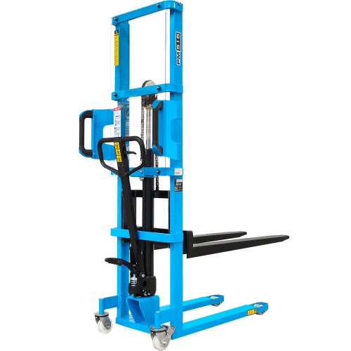 Empilhadeira hidr�ulica eleva��o 1,60 m capacidade 500 kg tra��o manual - PM-516N