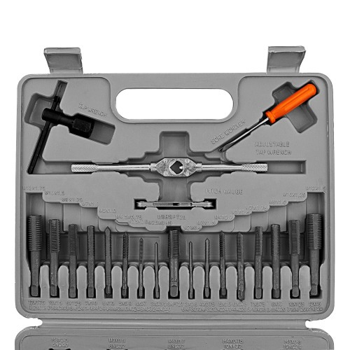 Jogo de macho e cossinetes M3 x M12 com 40 peças Jogo de macho e cossinetes M3 x M12 com 40 peças