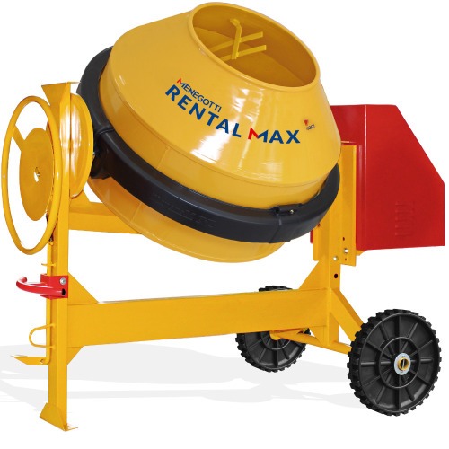 Betoneira 400 litros com motor monof�sico 2 hp com kit el�trico de seguran�a Rental Max  220V