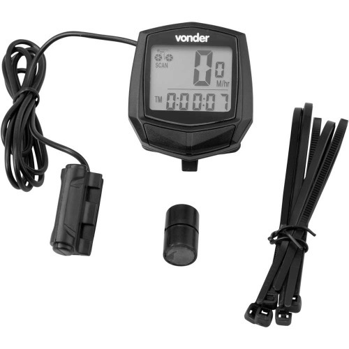 Veloc�metro digital para bicicleta multifun��es