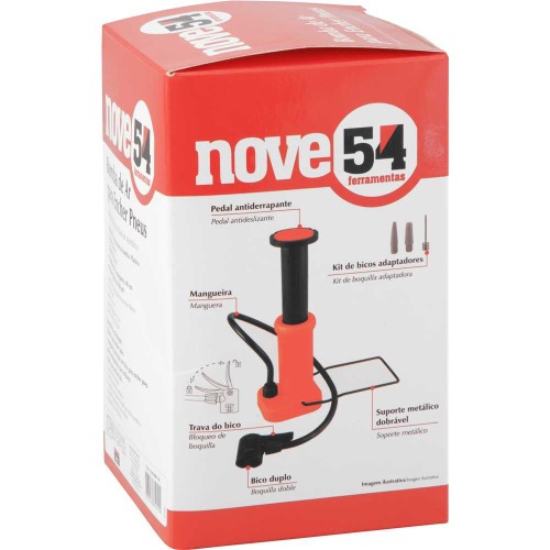 Bomba de ar manual para encher pneus e infl�veis