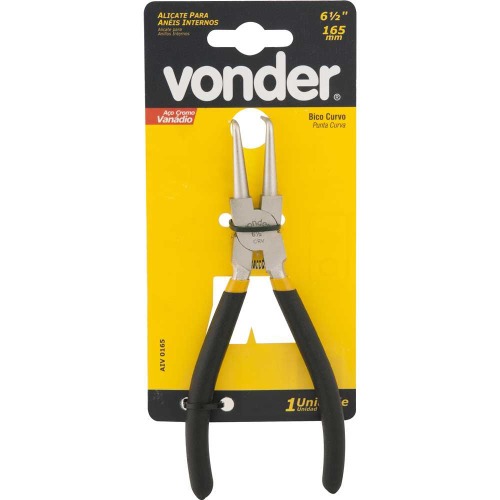 Alicate bico curvo para an�is internos 6.1/2