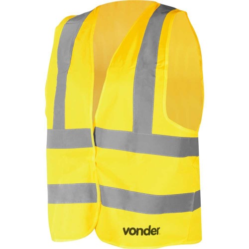 Colete refletivo tipo blus�o sem bolso amarelo - CV 102  