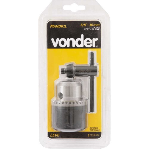 Mandril com chave rosca 5/8