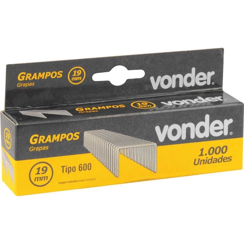 Grampo para grampeador pinador el�trico 19 mm GPE916 com 1.000 pe�as