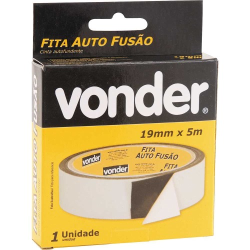 Fita isolante auto fus�o de 19 mm x 5 metros