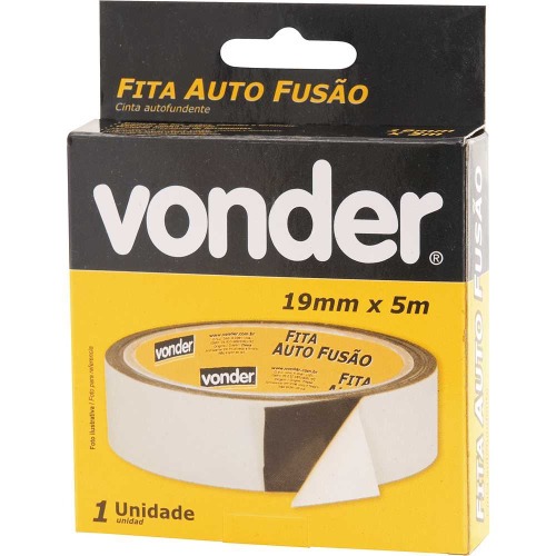 Fita isolante auto fus�o de 19 mm x 5 metros