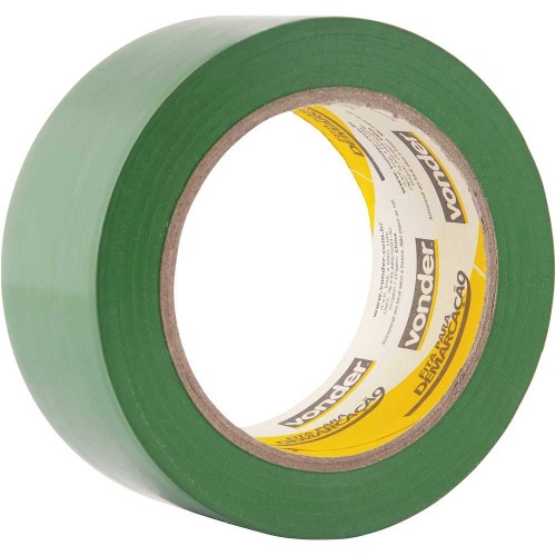 Fita adesiva para demarca��o 48 mm x 30 m verde