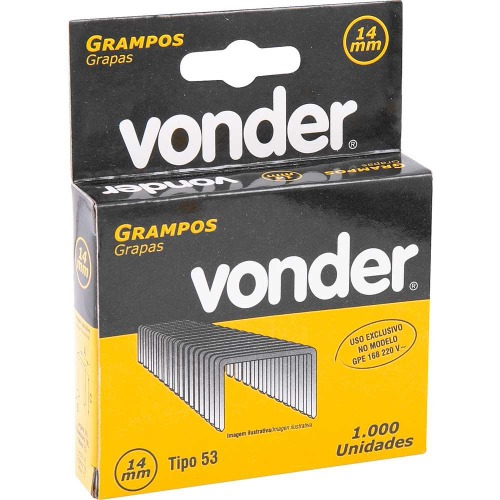 Grampo 14 mm para grampeador GPE 168 com 1.000 pe�as 