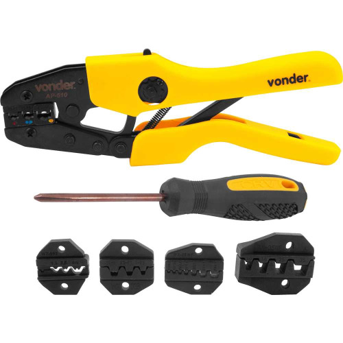 Alicate prensa terminais para fios e cabos com bitolas de 1 a 16 mm² Alicate prensa terminais para fios e cabos com bitolas de 1 a 16 mm²