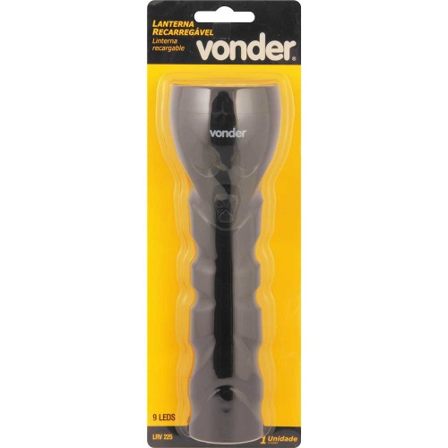 Lanterna recarreg�vel a bateria 9 leds  110V/220V