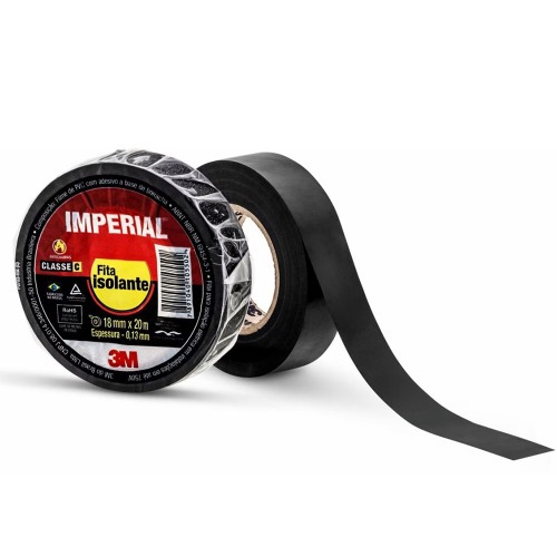 Fita isolante 18 mm x 20 metros - IMPERIAL