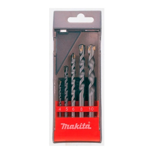 Jogo de broca de wídea 4 a 10 mm para concreto com 5 peças - D-03894 Jogo de broca de wídea 4 a 10 mm para concreto com 5 peças - D-03894
