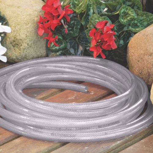 Mangueira cristal refor�ada para jardim de 3/4