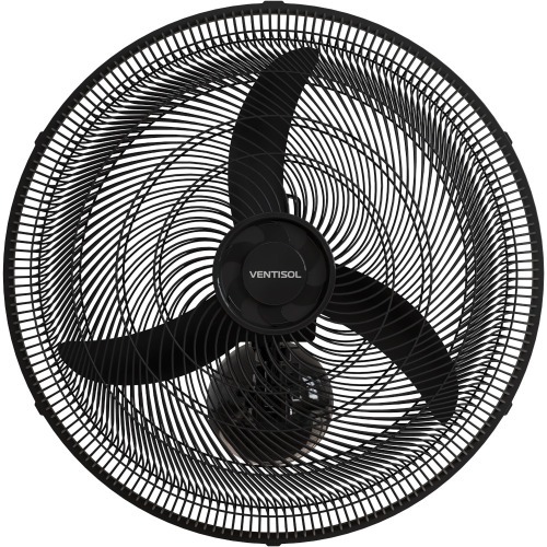 Ventilador de parede 50 cm oscilante preto 14063 - NEW  110V