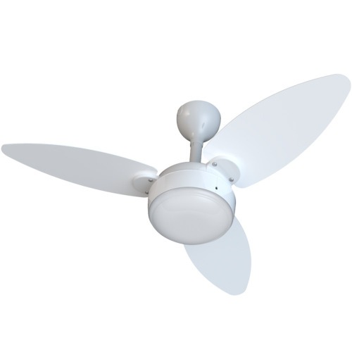 Ventilador de teto 3 pás Inverter dupla face branco/cinza com controle remoto - Elluz 110V/220V Ventilador de teto 3 pás Inverter dupla face branco/cinza com controle remoto - Elluz 110V/220V