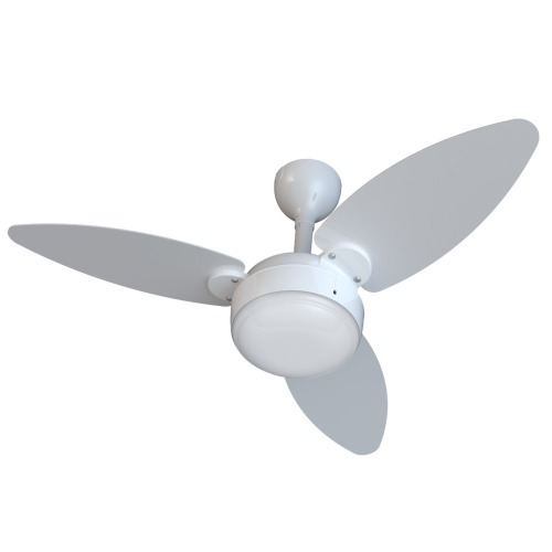 Ventilador de teto 3 pás Inverter dupla face branco/cinza com controle remoto - Elluz 110V/220V Ventilador de teto 3 pás Inverter dupla face branco/cinza com controle remoto - Elluz 110V/220V