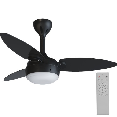 Ventilador de teto 3 p�s dupla face com controle remoto - Elluz Inverter  110V/220V