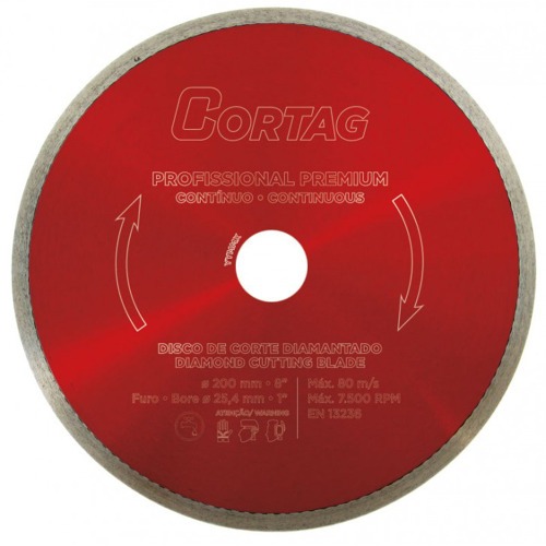 Disco diamantado liso 200 mm Cer�mica e porcelanato - Best Quality