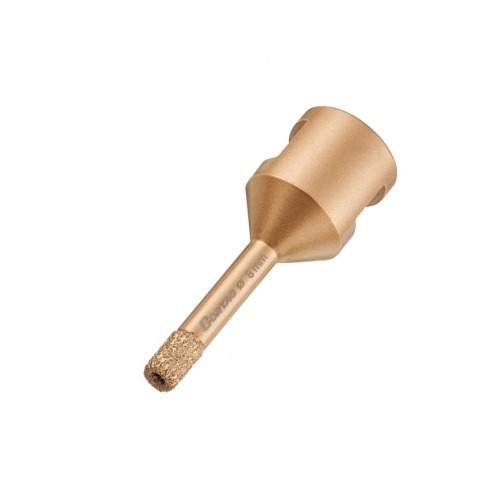 Serra copo diamantada 8 mm para esmerilhadeira rosca M14