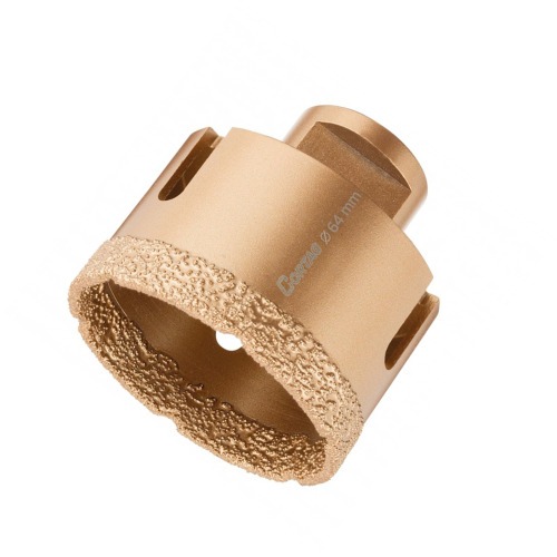 Serra copo diamantada 64 mm para esmerilhadeira rosca M14