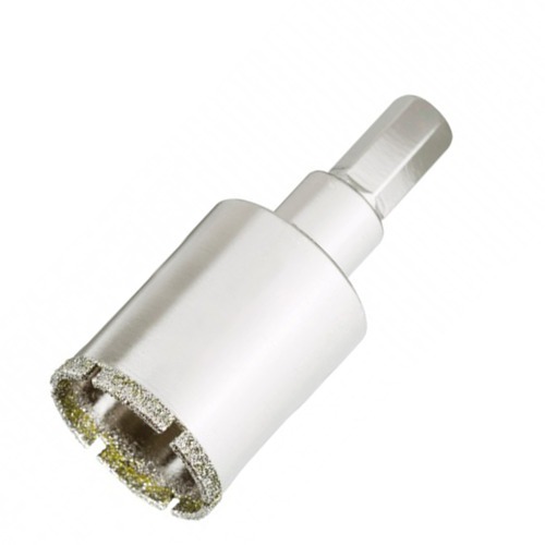 Serra copo diamantada 32mm para furadeira com haste sextavada - 60106
