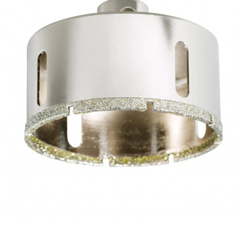 Serra copo diamantada 70mm para furadeira com haste sextavada - 60883