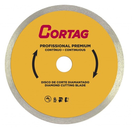 Disco diamantado liso 254 mm para cer�mica e m�rmore - 62144