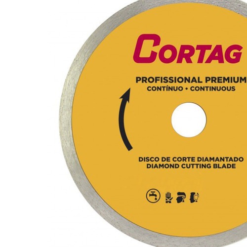 Disco diamantado liso 254 mm para cer�mica e m�rmore - 62144