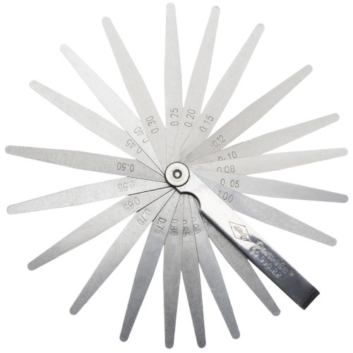 C�libre de folga 0,05 mm a 1,00 mm com 22 l�minas