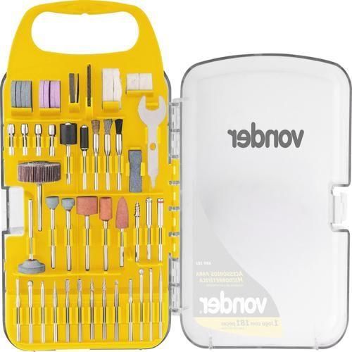 Acess�rios para micro ret�fica com 181 pe�as - ARV 181