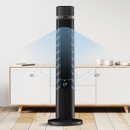 Ventilador tipo torre oscilante com controle remoto - Air Silence  110V