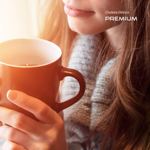 Chaleira el�trica 2 litros 1.200 watts vermelha Premium - CE-06-R  110V