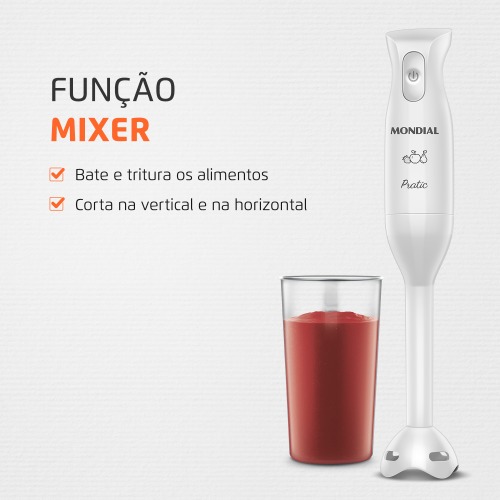 Mixer el�trico 200 watts 2 em 1 - M-15-W  110V