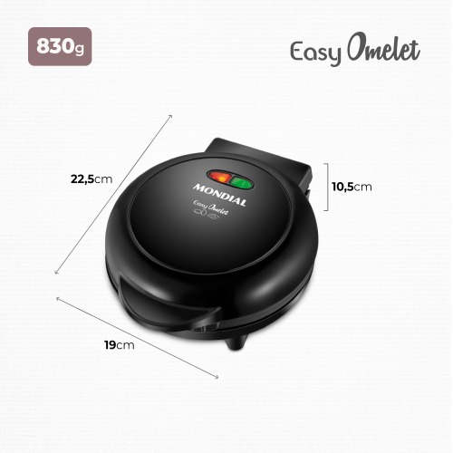 Omeleteira el�trica 800 watts Easy Omelet - OM-02   110V