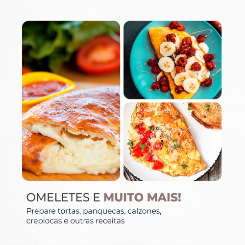 Omeleteira el�trica 800 watts Easy Omelet - OM-02   220V