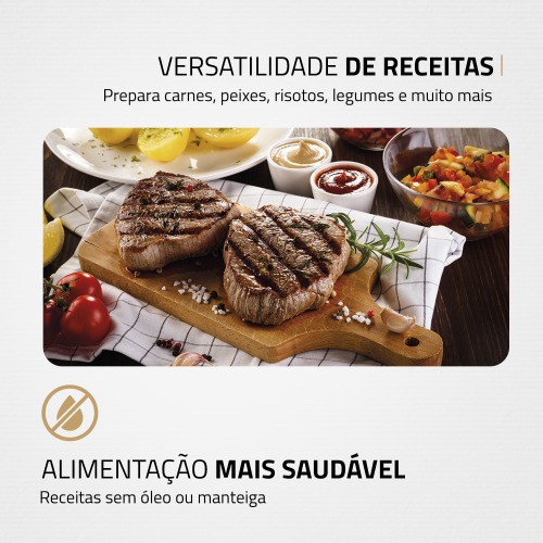 Sanduicheira e grill antiaderente 1000 watts inox Master Press- PG-01 110V Sanduicheira e grill antiaderente 1000 watts inox Master Press- PG-01 110V