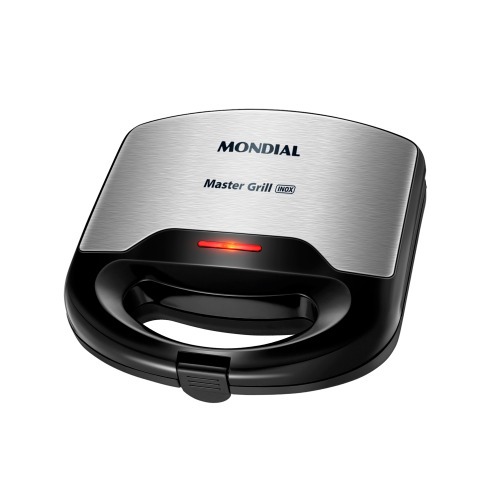 Sanduicheira Grill antiaderente 750 watts inox - S-20 110V Sanduicheira Grill antiaderente 750 watts inox - S-20 110V