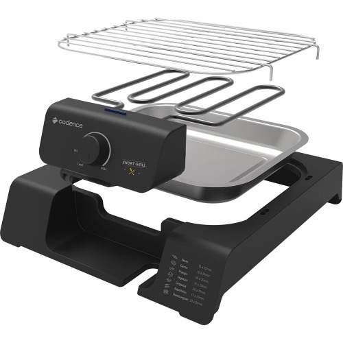 Churrasqueira el�trica port�til 1.200 watts Short Grill - GRL805  110V