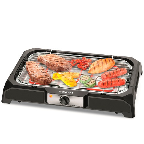Churrasqueira el�trica port�til 1.800 watts Grand Steak & Grill - CH-05  110V