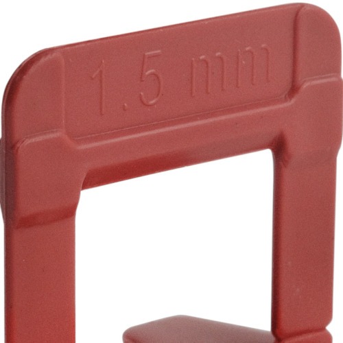 Espa�ador e nivelador para piso 1,5 mm com 500 pe�as - ECO