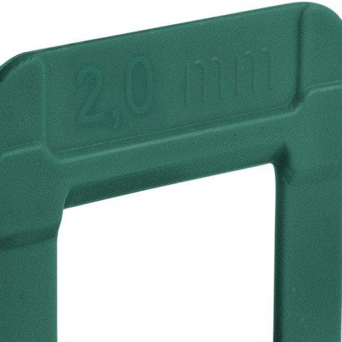 Espa�ador e nivelador para piso 2,0 mm com 500 pe�as - ECO